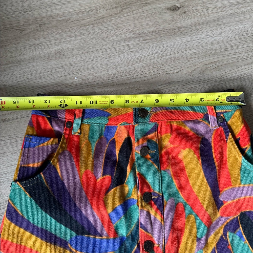 Farm rio corduroy colorful skirt - Picture 5 of 8
